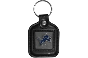Siskiyou Sports NFL unisex-adult Square Leather Key Chain