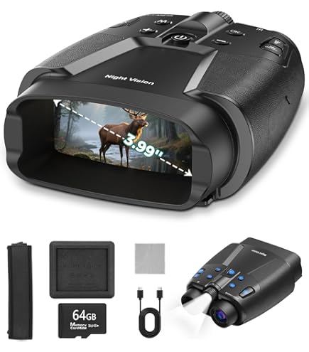 GTHUNDER Night Vision Binoculars 4K 8X Mag