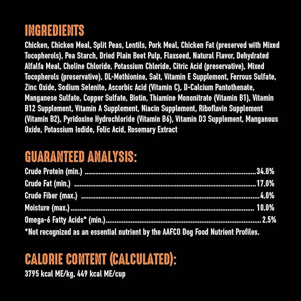 CRAVE GRAIN FREE HIGH PROTEIN ADULT DRY DOG FOOD, CHICKEN, 4 LB. BAG