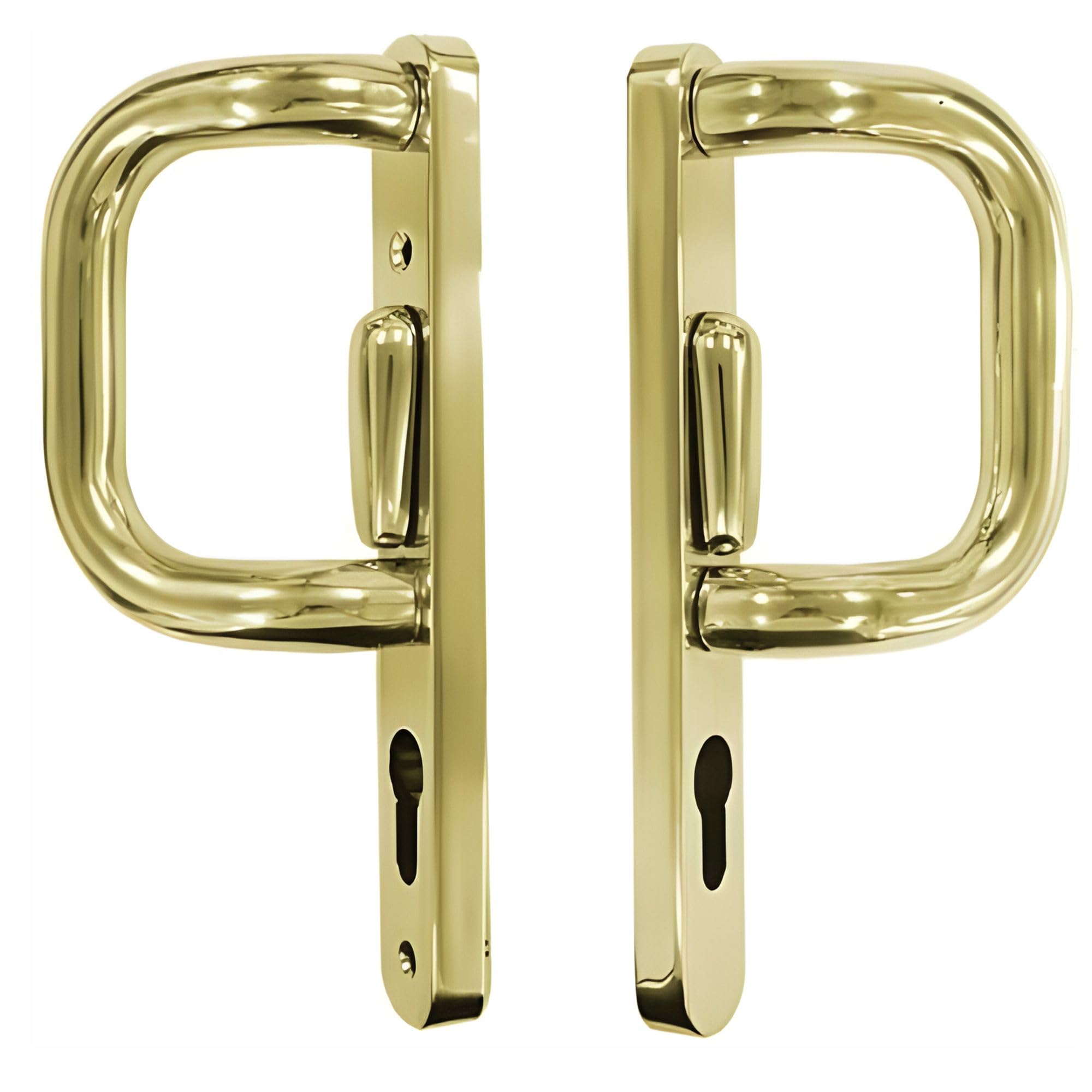 UAP Sliding Patio Door Handles with Comfortable Grip 219mm (PVD Gold)