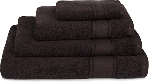 100% algodón turco Toallas (2 x Toalla De Baño, Chocolate): Amazon.es: Hogar