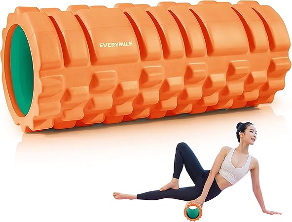 Amazon Everymile フォームローラー 筋膜リリース ストレッチ 体幹トレーニング 柔軟性を高め Eva素材 日本説明書付き Everymile フォームローラー