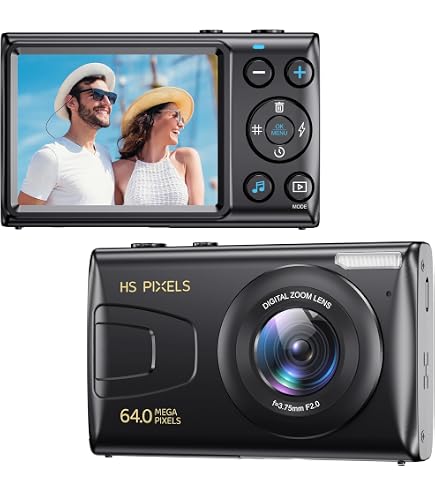 Digital Camera,FHD 1080P Kids Camera With 32GB Card,48MP 8X Zoom Dig