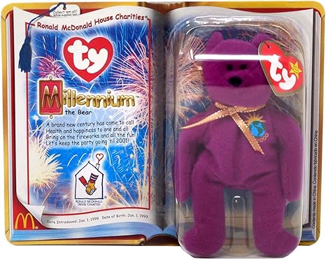 mcdonalds ty beanie baby millennium bear value