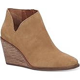 Lucky Brand Womens Melendi Suede Booties Ankle Boots Ivory 11 Medium (B,M)