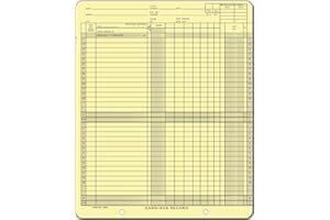 EGPCHECKS Weekly Earnings Record, 25 Ledgers