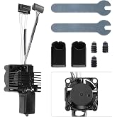 Comgrow P1 Series 3D Printers Hotend Kit | P1P and P1S Full Assembly Hardened Steel Hot End with Fan, Thermistor, 0.4mm Nozzle and Heating Block