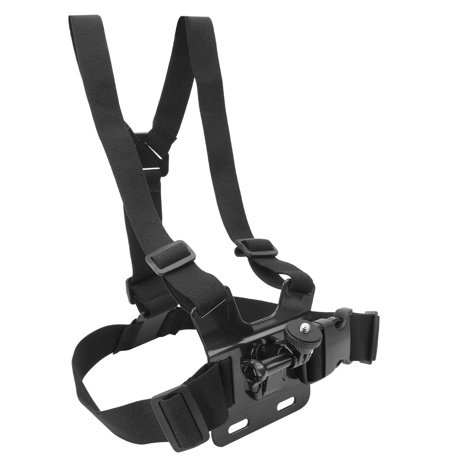 Socobeta Chest Mount Harness Adjustable Straps Universal Action Camera Body Belt Chesty Harness Belt Strap Mount for Action Camera