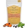 TeaNOURISH Original Turmeric Latte | Golden Milk Powder | Authentic Indian Remedy | Reduces Inflammation & Supports Immunity | 100% NATURAL INGREDIENTS - 3.53oz/100g