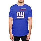 Hybrid Sports NFL - New York Giants - Logo and Stats - Men's and Women's Short Sleeve T-Shirt - Size Small