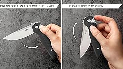 Firebird GANZO FH926-BK Pocket Folding Knife Button