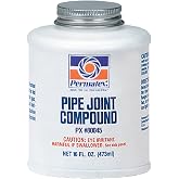 Permatex 80045 Black Pipe Joint Compounds, 16 oz. Bottle (Pack of 12)
