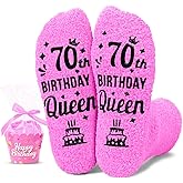 HAPPYPOP Birthday Gift Ideas - Socks for 30 40 60 70 Years Old Women Female