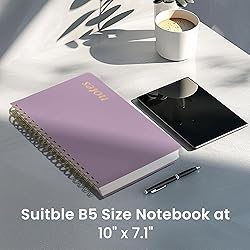 Lined Spiral Notebook Journal for Work, 300 Pages