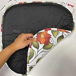 Ambesonne Floral Chair Seating Cushion, Lily Blooms