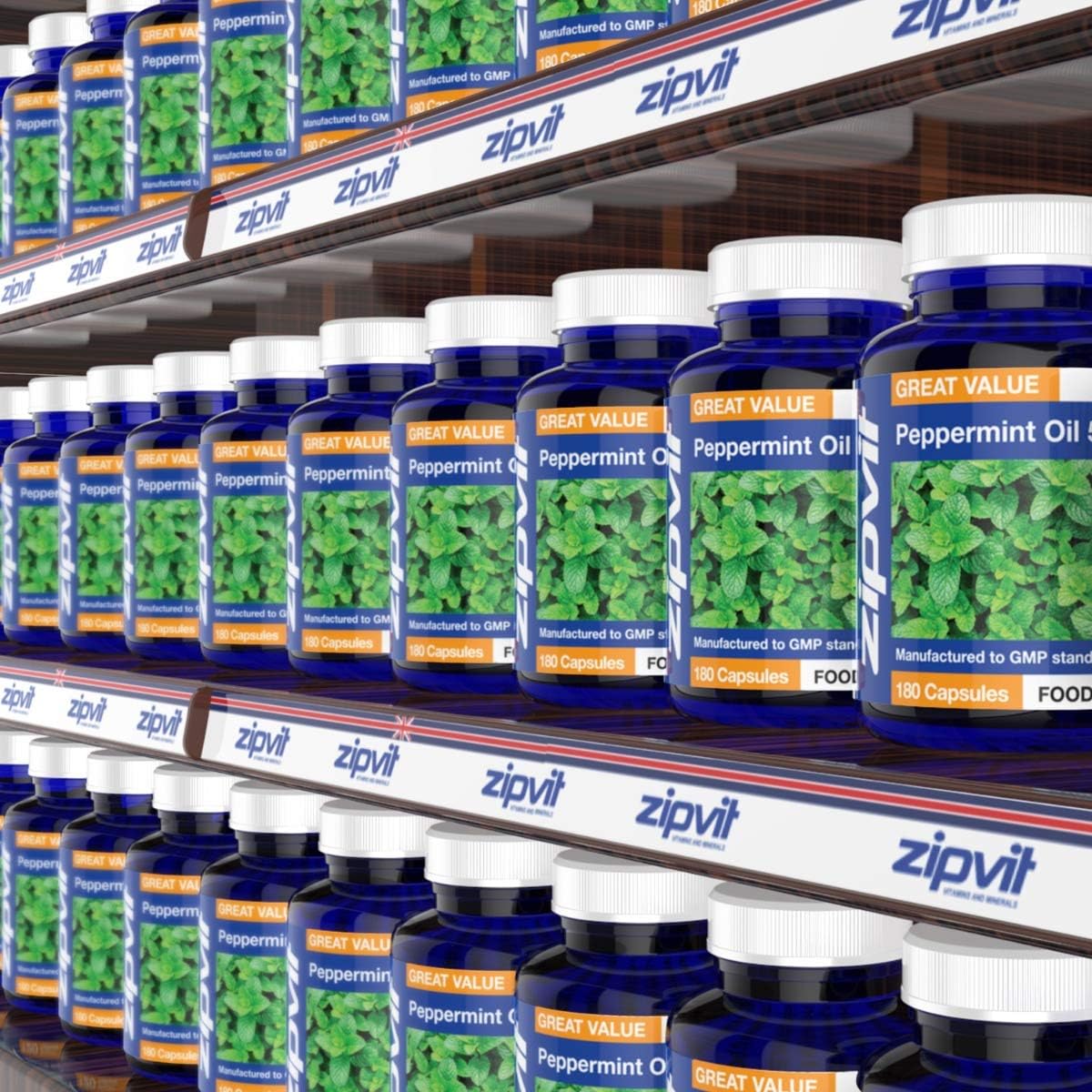 Zipvit Peppermint Oil Capsules 150mg, 180 Peppermint Capsules, 1 count (Pack of 180) - Image 5