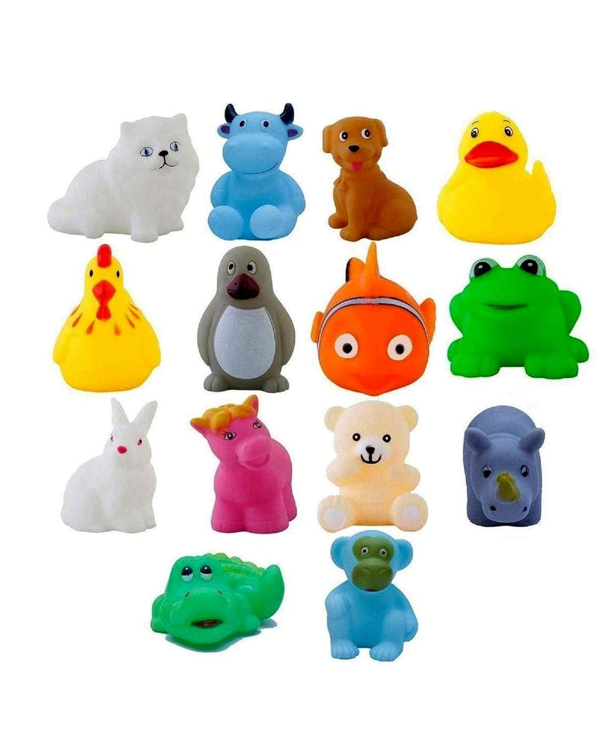 animal bath toys