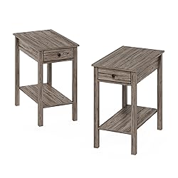 Furinno Classic Rectangular Side Table with