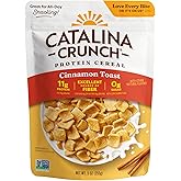 Catalina Crunch Protein Cereal, Cinnamon Toast, 9 oz Bag (Pack of 1) | Sugar Free, 11g of Protein, Gluten Free, Excellent Source of Fiber, Breakfast Cereal, Packaging May Vary