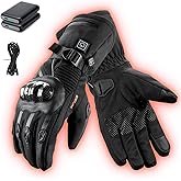 Heated Gloves with 3 Heat Settings for Men Women, 7.4V Rechargeable Battery, Electric Touchscreen Hand Warming Gloves Winter Outdoor Work Hunting Motorcycle Cycling