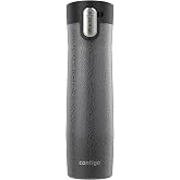 Contigo Autoseal West Loop Stainless Steel Travel Mug, Crystal Sake, 24oz | Leak and Spill-Proof Design, Keeps Hot 16 Hrs or Cold 32 Hrs, Easy One-Hand Use, Fits Most Car Cupholders