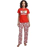 Bioworld Hello Kitty Happy Holidays Women's Sleep Set