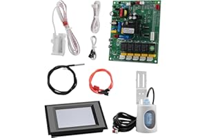 YIGUCS Blue Touch Screen ice Makers Control Board Fit for Most Commercial Ice Machines, Industrial Ice Machine Control Card kit Fit for Vevor/Cotlin/Coolski Split Ice Machines