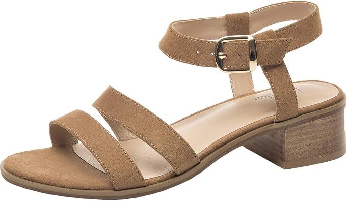 wide width low block heels