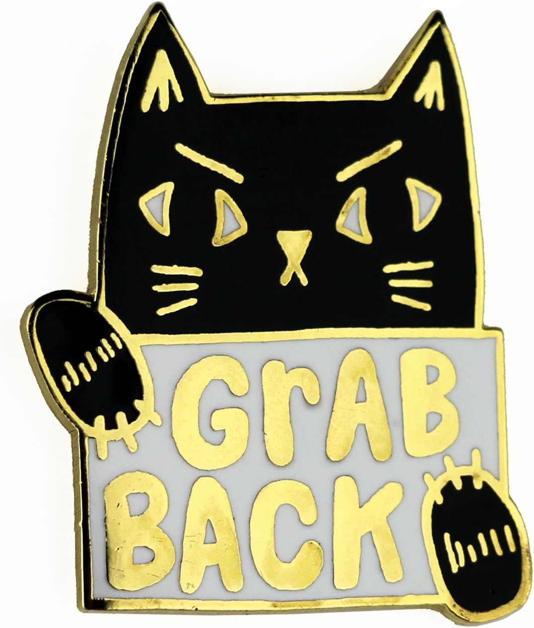 Grab Back Enamel Pin
