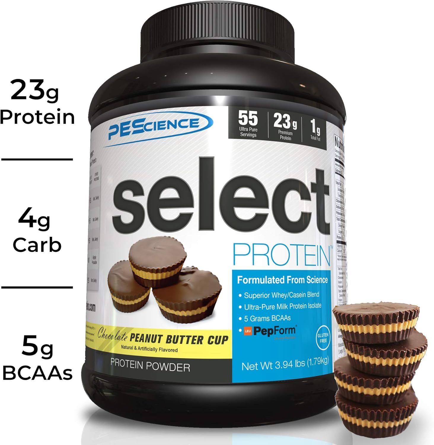 PEScience Select Protein Whey & Casein Protein Powder Supplement
