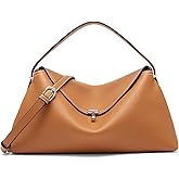 NGGU Leather Crossbody Bag for Women, Multiple Compartments for Everyday & Travel