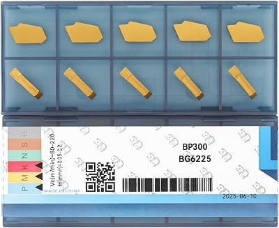 CDBP GTN-3 SP300 CNC Grooving Carbide Inserts Steel 10 Pcs Tin Coated SPB326/332