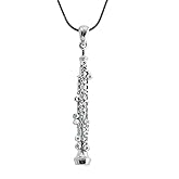 Spinningdaisy Crystal Oboe Music Instrument Necklace