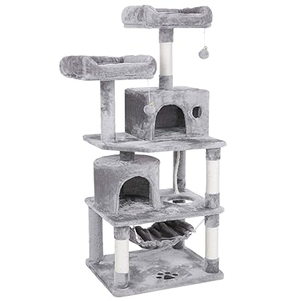 grey cat condo