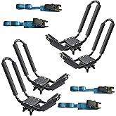 2 Pairs Kayak Roof Rack for Car Top Roof Mount Carrier J Cross Bar Canoe Boat
