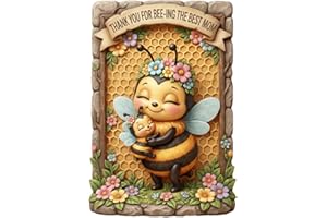 Bee-ing the Best Mom Personalized Plaque, Bee Theme Mom Gift, Custom Mom Appreciation Sign, Decorative Plaque Gift for Mother