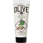 KORRES Pure Greek Olive Body Cream, Fig, 6.76 Fl Oz | With Cretan Olive Oil, Olive Leaf Extract, Almond Oil &amp; Shea Butter; fast-absorbing formula, 6.76 Fl Oz.