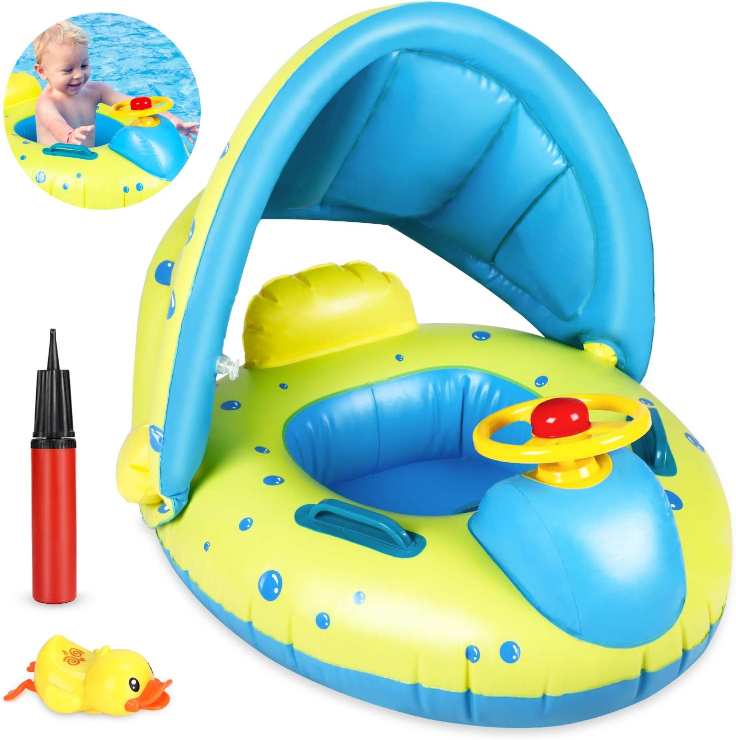 Nuovo Galleggiante Per Piscina Per Bambini Da 0 A 8 Anni Sotto I - Foto 2