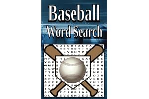 Baseball Word Search: Entertainment for Baseball Fans and Enthusiasts; Baseball Word Find Gift for Men, Boys, Adults, Teens, and Seniors; Stocking Stuffer; Father's Day; Birthday