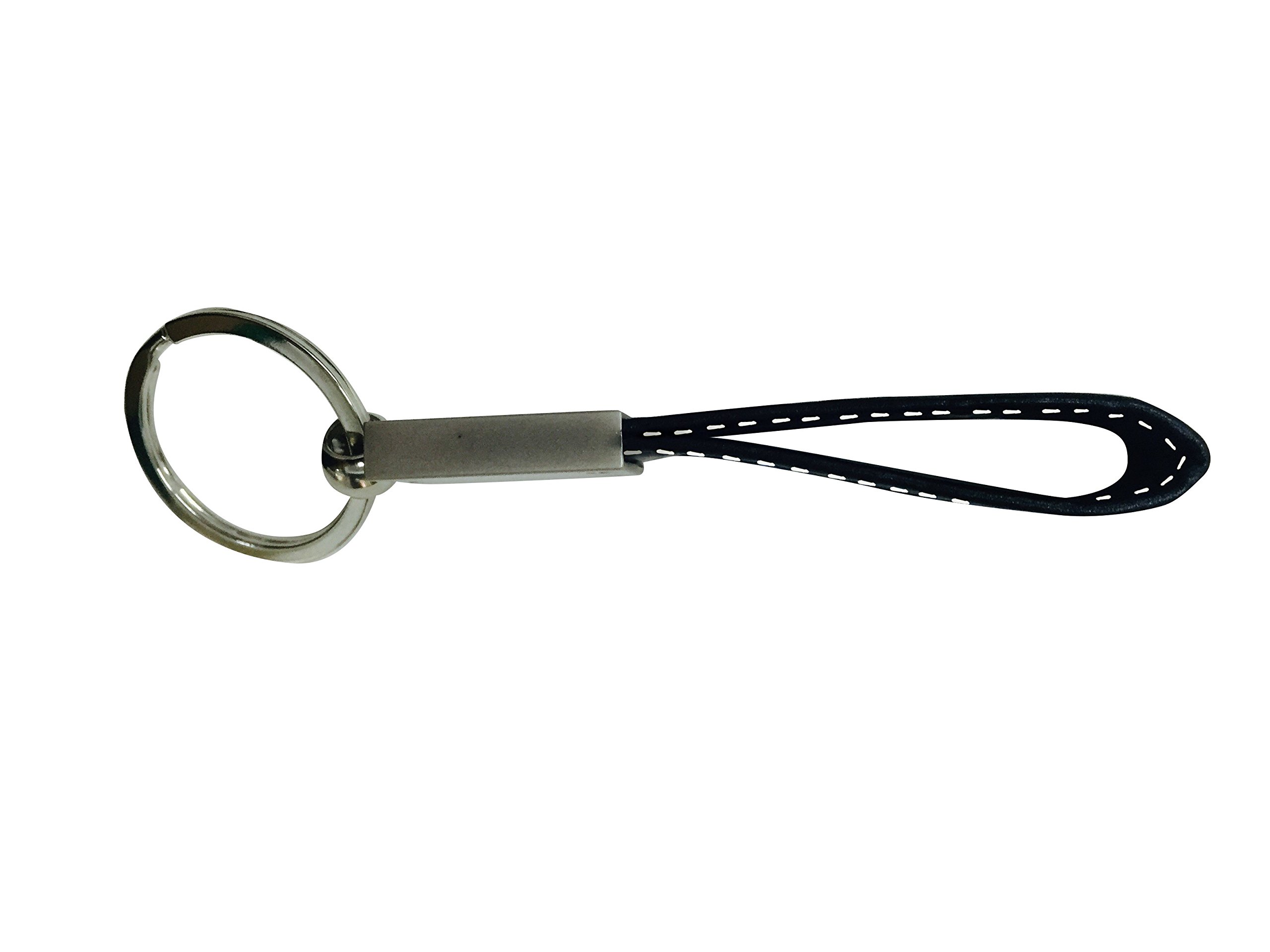 Real Carbon Fiber Keychain Elegant, MGCFTan Timeless,Key chain White