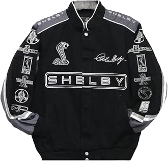 Size XLarge Carroll Shelby Cobra Black 