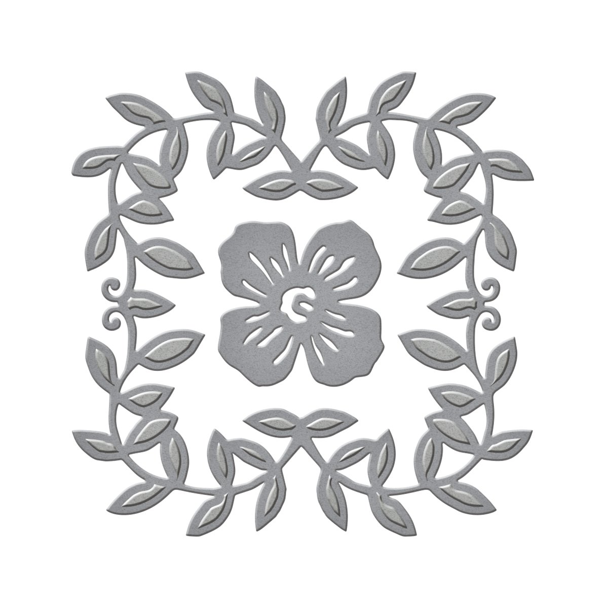 Spellbinders "Shapeabilities" border Flower Die, Brown