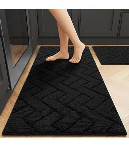 GIB Kitchen Rugs Mats For Floor Set Of 2, Non Slip/Skid - View #3