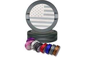 GAMEMEN Snus Can | Knurling Metal Can for ZYN | Knurl Aluminum Holder for Pill | Smell Proof Container with USA Flag | Snus Container Cans | Nicotine Pouch Box | USA Gift (Gray)