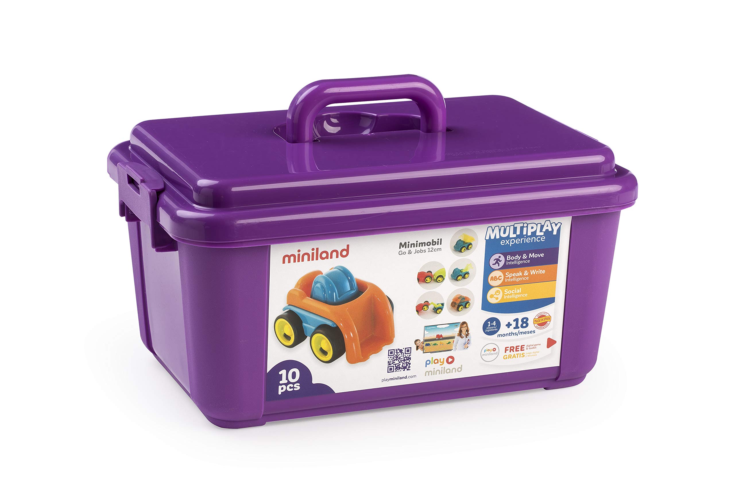 Miniland Minimobil Go and Jobs Set