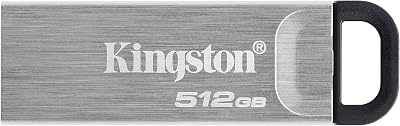 Kingston DataTraveler Kyson USB 3.2 Gen 1 512GB Capless Metal Flash Drive