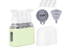 Bpluma Travel Bottles, Leak Proof Containers For Toiletries TSA Approved Airplane Accessories Kits For Liquid With Labels