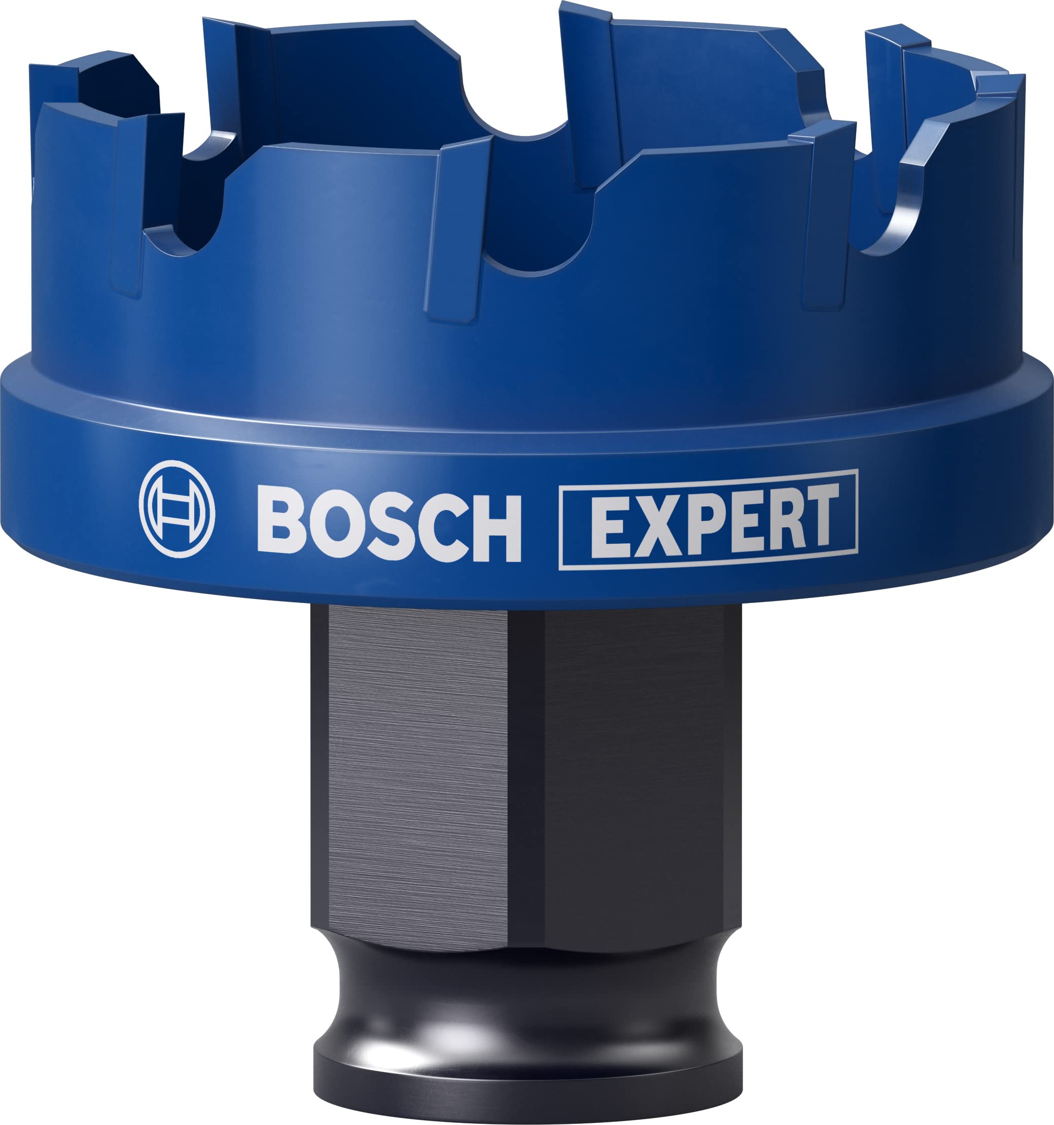Bosch 1x EXPERT Sheet Metal Hole Saw For Power Change Plus Systems (for Stainless steel sheets, Steel sheets, Ø 40 mm, Professional Accessory Rotary Drill/Drivers)