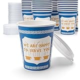 NY Coffee Cup (50 paper cups with lids)