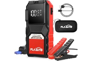 FlyAuto Car Jump Starter,3000A Battery Jump Starter,for Up to 10.0L Gas and 8.0L Diesel Engines,12V Lithium Portable Jump Box